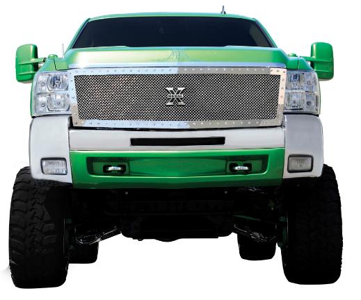 T-Rex X-Metal Series - Studded Main Grille - Polished SS - Custom 1 Piece (Replaces OE Grille, UPS OS3)