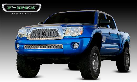 T-Rex X-Metal Series - Studded Main Grille - Polished SS (Includes 2 Small Triangle Grille Inserts)