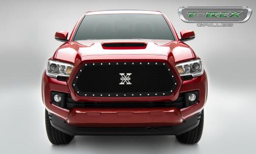 T-Rex X-Metal Series Grille - Black with Chrome Studs and X-Metal Logo