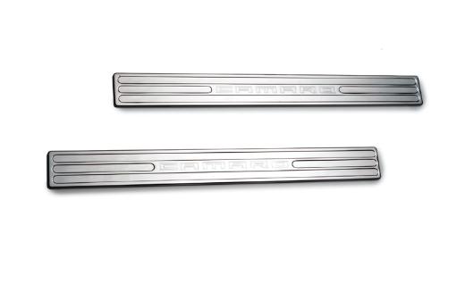 T-Rex Door Sill Plates - Chrome