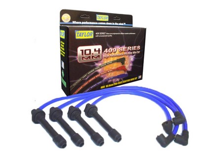 Taylor 409 Spiro-Pro Spark Plug Wires - 10mm Race Fit Blue