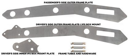 Trail Gear Tacoma Frame Plate/IFS Box Mount Kit