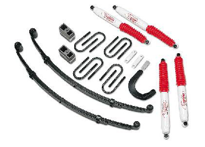 Tuff Country Lift Kit - (6 in.) (Includes U-Bolts, 4 in. Block Kit, 2 in. Add-A-Leaf, Transfer Cas Drop Kit, Brake Line Extension Kit, Hardware Bag)