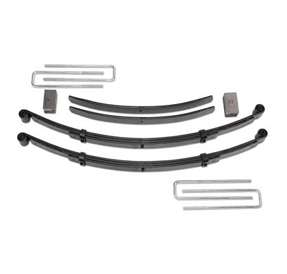 Tuff Country Lift Kit - (4 in.) (Includes 2 in. Block, 2 in. Add-A-Leaf, Center Pins, U-Bolts, Brake line Extension Kit, 4 Degree Axle Shim)