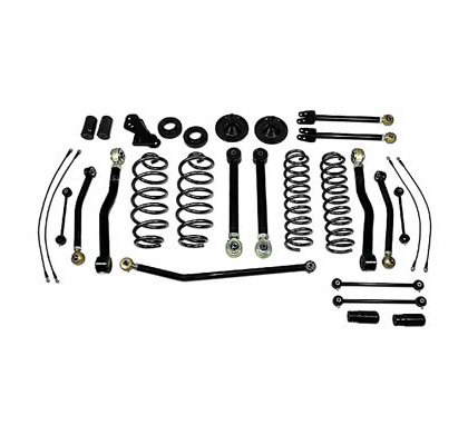 Tuff Country Lift Kit - (4 in.) (Includes Coil Springs, Quick Disconnects Sway, Sway Bar End Links, Poly Extended Bump Stops, Coil Spring Spacers, Extended Brake Lines, Adjustable Track Bar, EZ-Flex Control Arms)