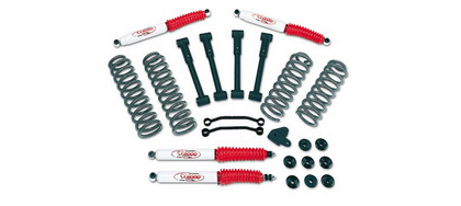 Tuff Country Lift Kit - (4 in.) (Includes Coil Springs, Track Bar Relocation Bracket, Shifting Linkage Bracket, Control Arms, Sway Bar End links, Hardware)