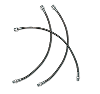 Tuff Country Brake Line - Stainless Steel Braided Brake Hose (4 in. Over Stock) (Rear)