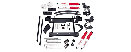 Tuff Country Lift Kit - (6 in.) (Includes Subframe, 2 in. Add-A-Leaf, Compression Arm, Control Link, Control Arms, 4 in. Block, Brake Line Extention Kit, Steering Assistance, Differential Bracket, Torsion Bar Drop BlockCompression Bracket)