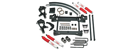 Tuff Country Lift Kit - (4 in.) (Includes Subframe, Differential Drop, Front And Rear Shock Brackets, Torsion Bar Shims, Track Bar Bracket, Coil Spring Spacers, Sway Bar End links, Sleeve And Poly Bag, Knuckles)