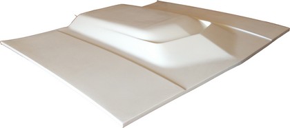 US Body Source Fiberglass Hood - Heavy Duty, Cowl Induction 4