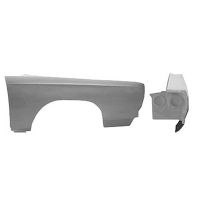 US Body Source Fiberglass Fenders - Heavy Duty, 69 Front