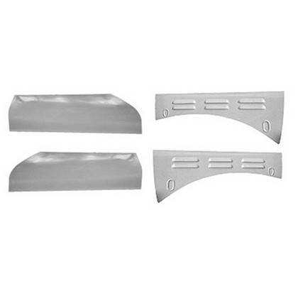 US Body Source Fiberglass Hood - Race Weight, Set (4 PC) (*Requires Hood Pins, No Latch)