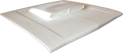 US Body Source Fiberglass Hood - Race Weight, 6-Pack, 3