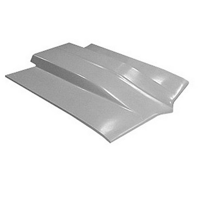 US Body Source Fiberglass Hood - Heavy Duty, Cowl Induction 3