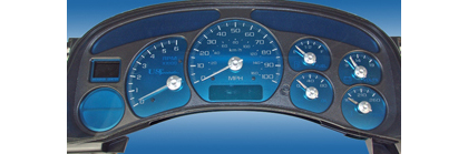 US Speedo Gauge Faces - Aqua Edition