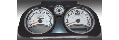 US Speedo Gauge Faces - Daytona GA (Silver)