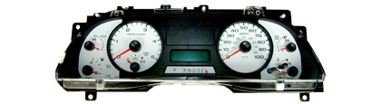 US Speedo Gauge Faces - Daytona GA (White)