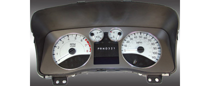 US Speedo Gauge Faces - Daytona GA (Silver)