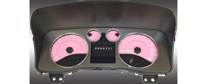 US Speedo Gauge Faces - Daytona GA (Pink)