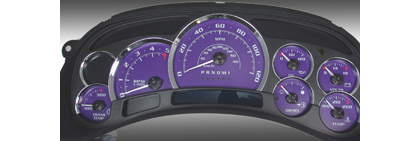 US Speedo Gauge Faces - Escalade Kit (Purple)