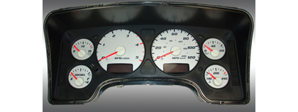 US Speedo Gauge Faces - Daytona GA (Silver)