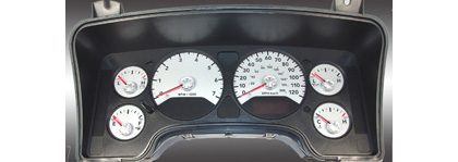 US Speedo Gauge Faces - Daytona GA (Silver)