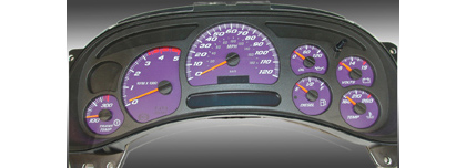 US Speedo Gauge Faces - Daytona GA (Purple)