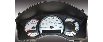 US Speedo Gauge Faces - Daytona GA (Silver)