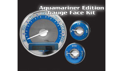 US Speedo Gauge Faces - Aqua Mariner