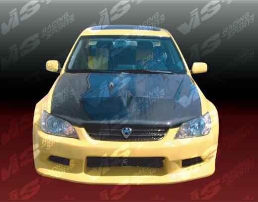 VIS Carbon Fiber Hood - Invader Style