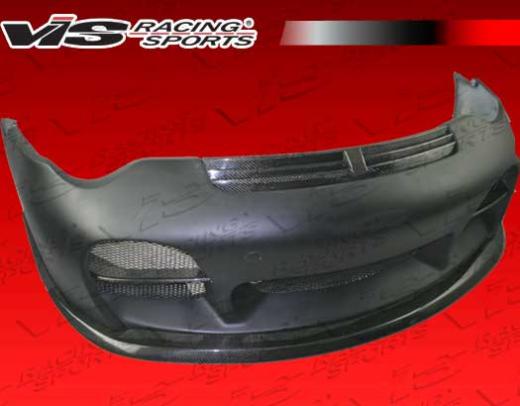 VIS Racing A Tech Body Kit - Front Bumper w/ Carbon Lip & Grille (Carbon Fiber)