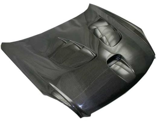 VIS Carbon Fiber Hood - Fuzion Style