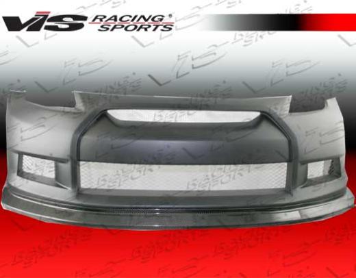 VIS Racing GTR Body Kit - Front Bumper w/ Carbon Lip