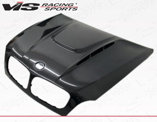 VIS Carbon Fiber Hood - EVO GT Style - Black