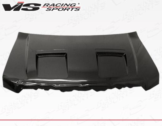 VIS Carbon Fiber Hood - DS Style - Black