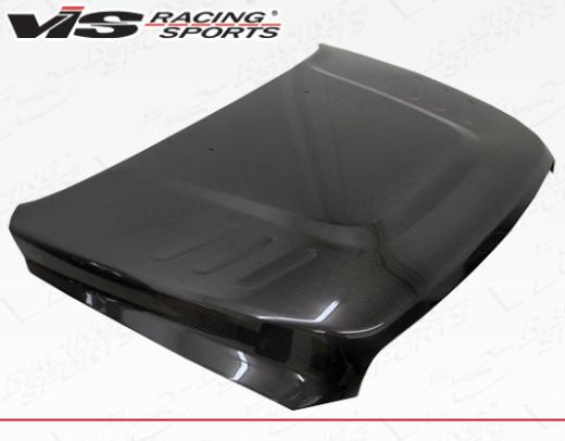 VIS Carbon Fiber Hood - OEM Style - Black