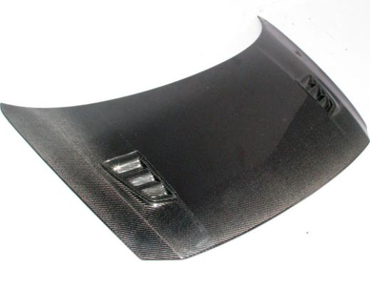 VIS Carbon Fiber Hood - RR Style - Black