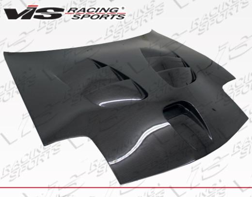 VIS Carbon Fiber Hood - Fuzion Style