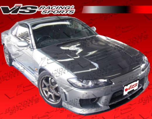 VIS Carbon Fiber Hood - Drift Style