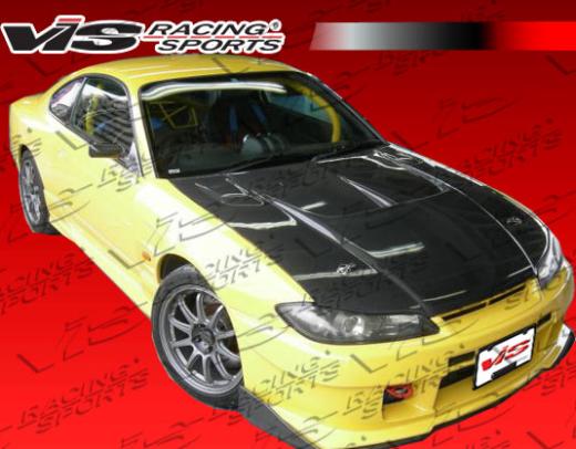 VIS Carbon Fiber Hood - Drift 2 Style