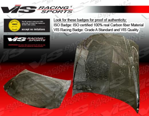 VIS Carbon Fiber Hood - OEM Style