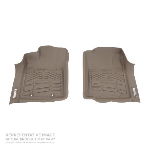 Wade Sure-Fit Mat - Tan - Front Seats (Set of 2) 