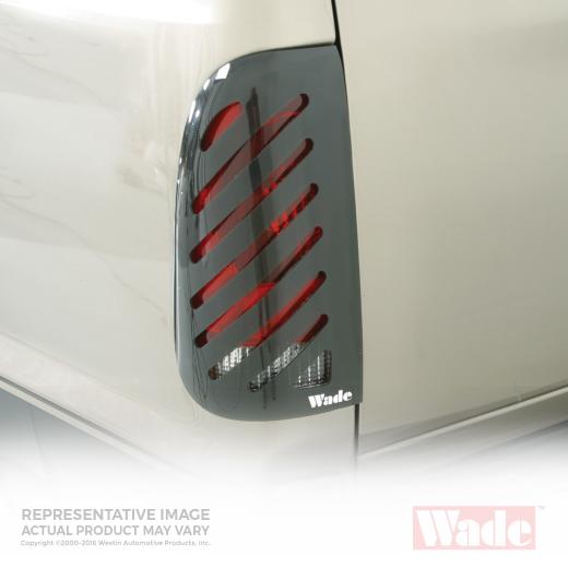 Wade Slotted Tail Light Covers - Smoke