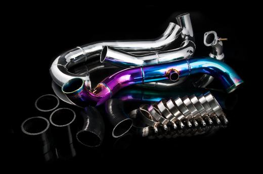 Weapon R SW Intercooler Pipe Kit - Neo Titanium Finish