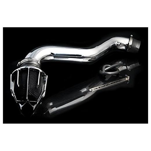 Weapon R Air Intake - Polished Chrome Cage w, Black Foam Filter