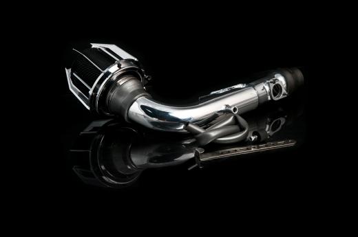 Weapon R Air Intake - Polished Chrome Cage w, Black Foam Filter