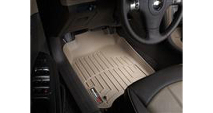 Weathertech Rubber Floormats - Front FloorLiner (Tan) - Digital Fit