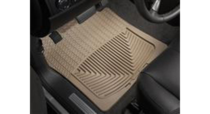 Weathertech Rubber Floormats - Front (Tan)