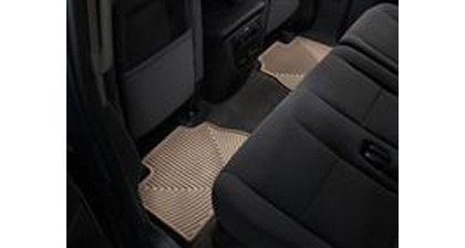 Weathertech Rubber Floormats - Rear (Tan)