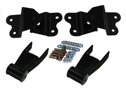 Western Chassis Hanger And Shackle Kit - Drop: 4